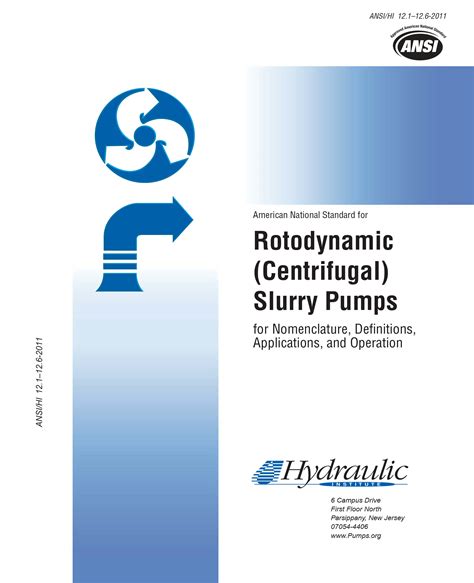 centrifugal pump standards|ansi hi pump standards pdf.